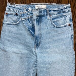 Abercrombie & Fitch Distressed Light Blue Denim